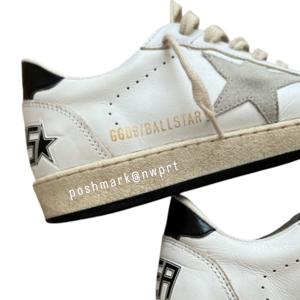 GOLDEN GOOSE Ball Star Ballstar White Black Sneakers 37 7 - Picture 10 of 16